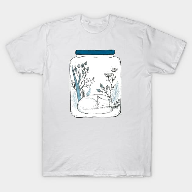 Arctic Fox T-Shirt by LittleInkings